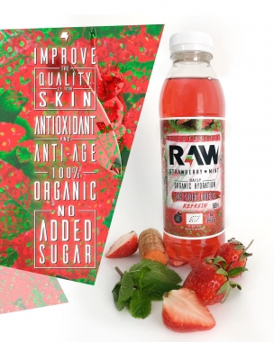 Bebida isotónica RAW Super Drink fresa-mentaphoto1